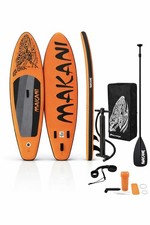 Makani SUP Stand Up Paddle Board Surfboard 320 CM 120 KG PVC Arancione