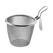Colador de malla colador de fideos colador de olla caliente con mango colador de alimentos para