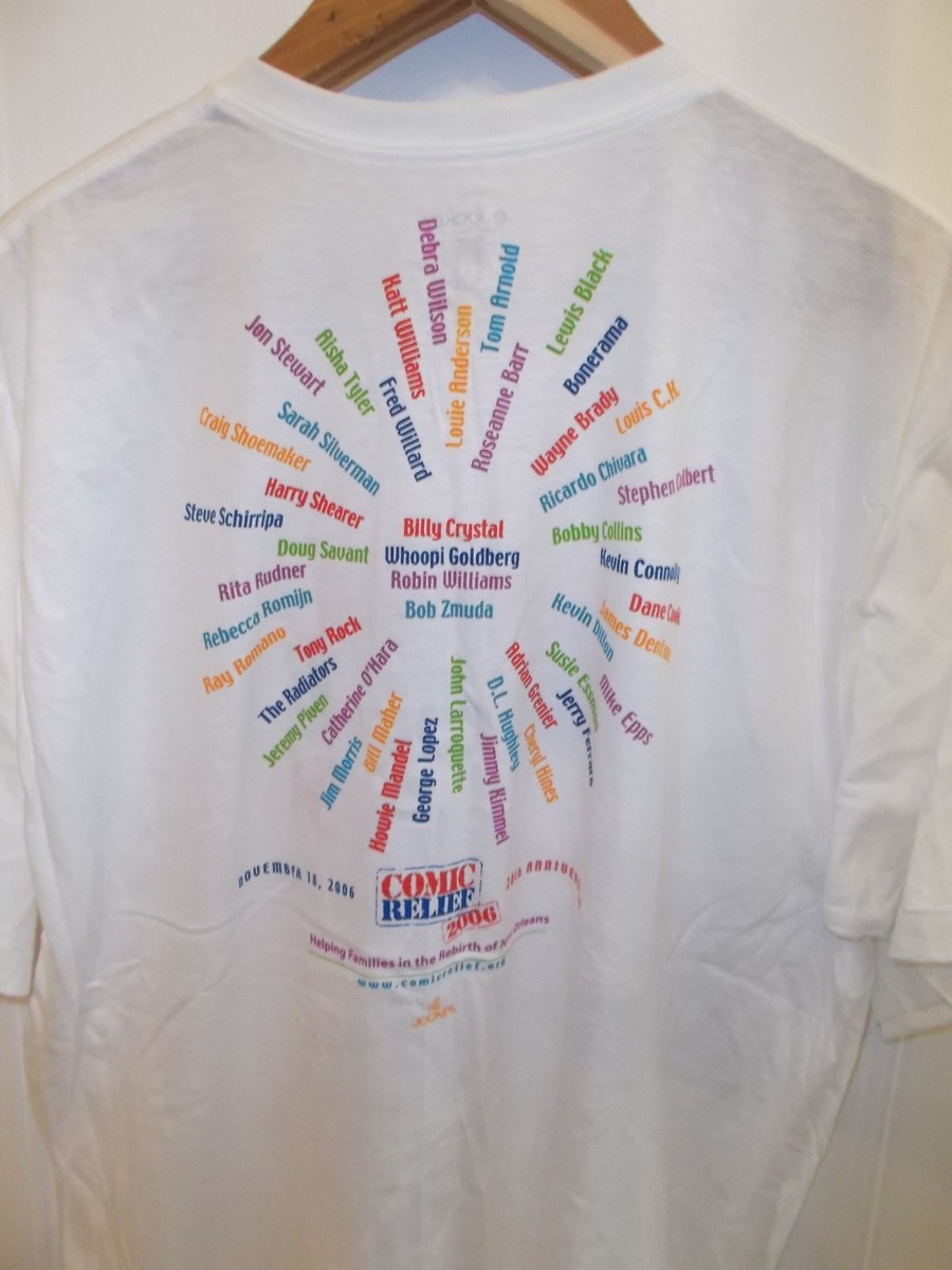 T-shirt Comic Relief 2006 – Concert Jimmy Kimmel, Katt Williams, Coton Blanc XL