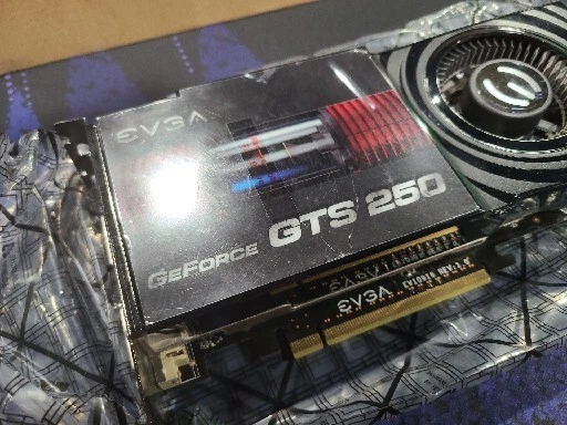 GeForce Graphics Card EVGA 512-P3-1150-TR GTS 250 PCI Express, 2x DVI, S-video - Image 2 of 4