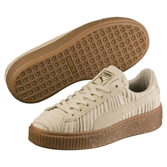 PUMA Womens Basket Platform OW Tan Fashion SNEAKERS 5.5 Medium (b M) BHFO  4262 for sale online | eBay