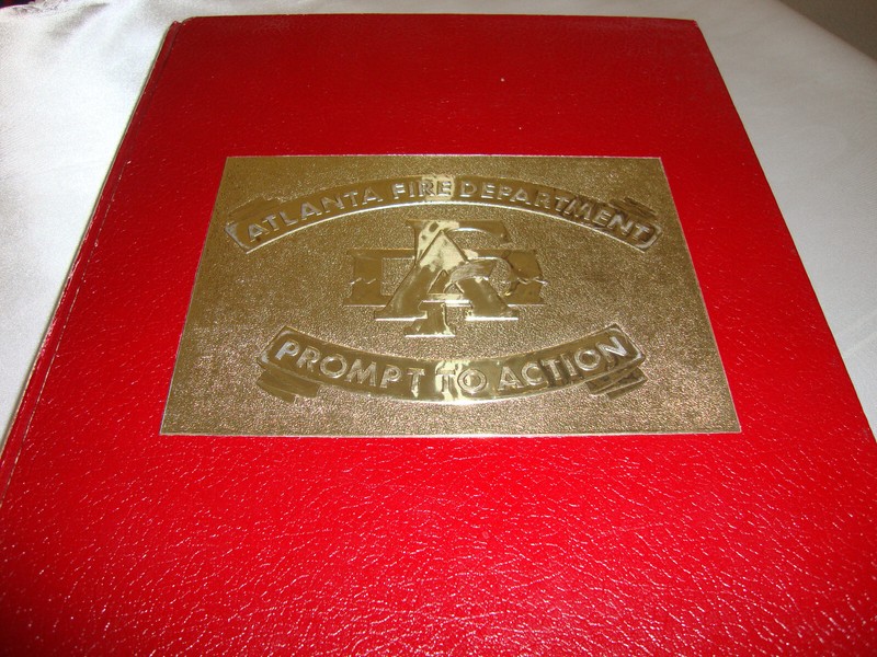 Atlanta Fire Department 1975 History And Year Book Owned By Chief Danny Bowman