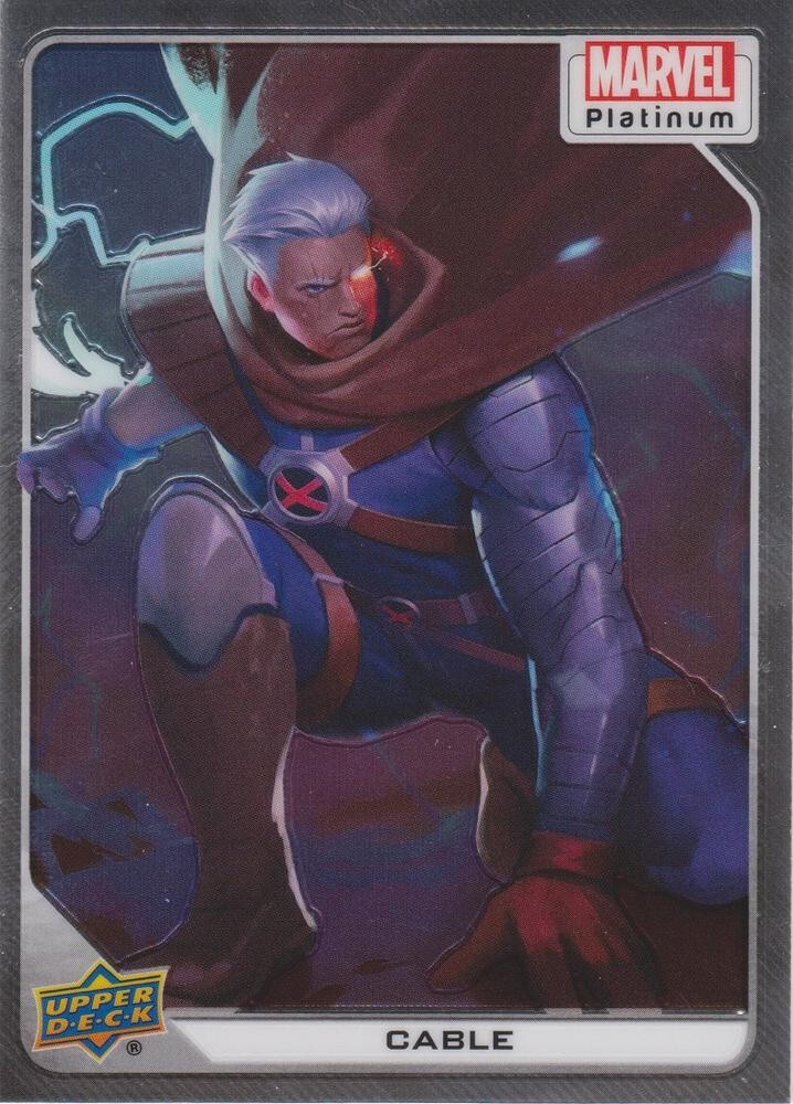 #79 - Cable (2023 MARVEL PLATINUM, Upper Deck) NEAR MINT NM Foil Card, THE X-MEN