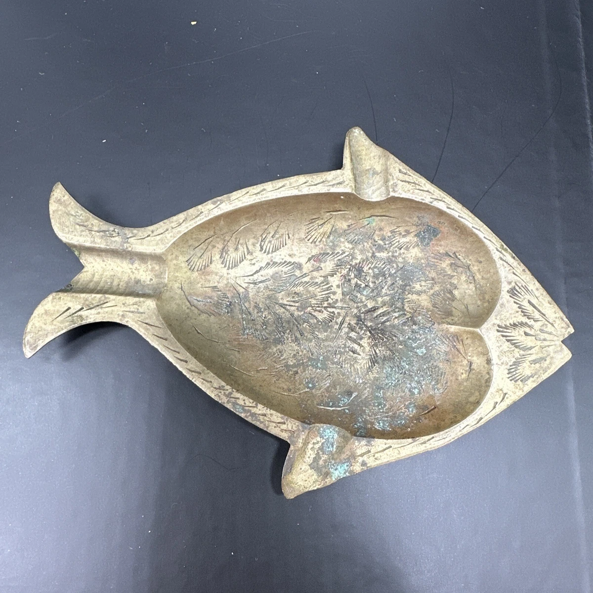 Brass Fish Ashtray Indiana Collectible Ashtrays for sale | eBay