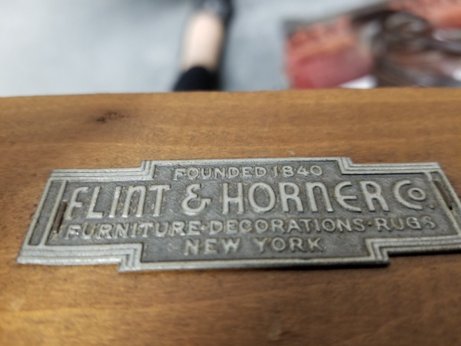FLINT HORNER 12 PC ANTIQUE INTRICATELY CARVED APPLACHIAN OAK DINING