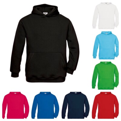 B&C Kinder Hoodie Hooded Sweat / Kids BCWK681 Kapuzenpullover Sweatshirt 98-164