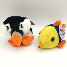  2 Vintage 90's Puffkins Jules Poppins Plush Toys