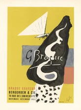 Georges Braque lithograph poster (printed by Mourlot)  1060203