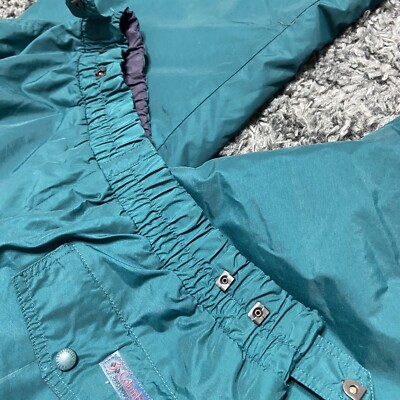 スノーボード 90s columbia convert wear nylonpants Vintage Columbia Mens Dark Green Nylon Ski Snow Pants Winter