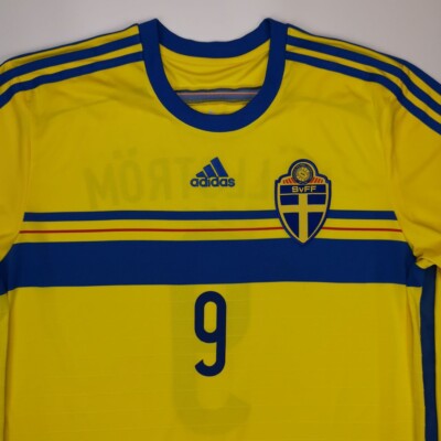 Källström #9 Sweden 2014 2015 Home Football Soccer Shirt Jersey