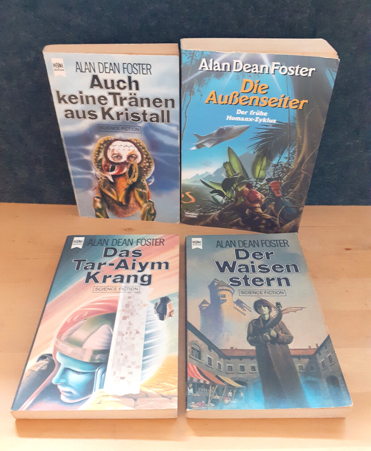 4x ALAN DEAN FOSTER Romane * Einsteiger-Paket Homanx Commonwealth Flinx Zyklus - Alan Dean Foster