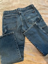 Dickies Carpenter Work Jeans Blue Denim Baggy Skater Y2K Mens 38x30