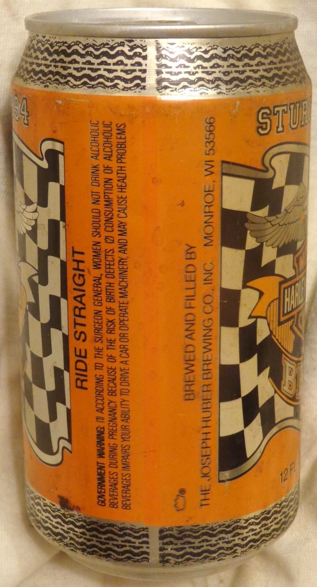 Harley Davidson Beer Can - 1994 Sturgis Bike Week - 12 Ounce