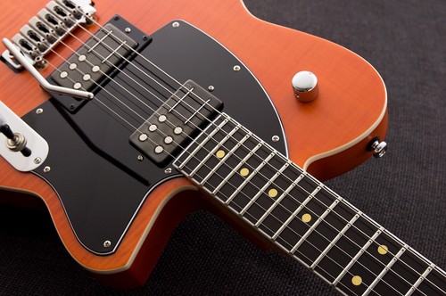 Reverend Reeves Gabrels Signature Satin Rock Orange Flame Maple - Picture 6 of 6