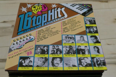 VA Sampler - 16 Top Hits Sept/Okt 1986 - Club Top 13 - Pop 80s - Album Vinyl LP