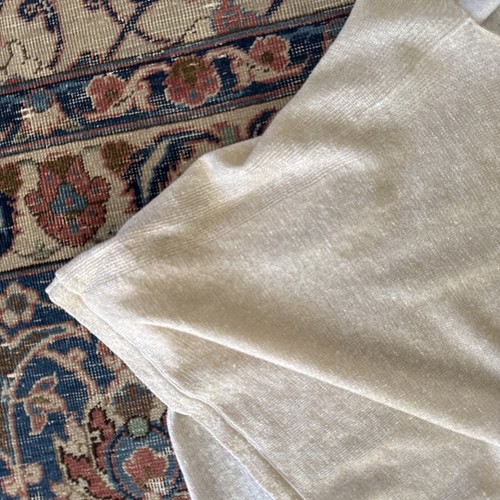 Lilly Pulitzer Cream With Sparkle Linen Poncho Shawl One Size - Picture 3 of 5