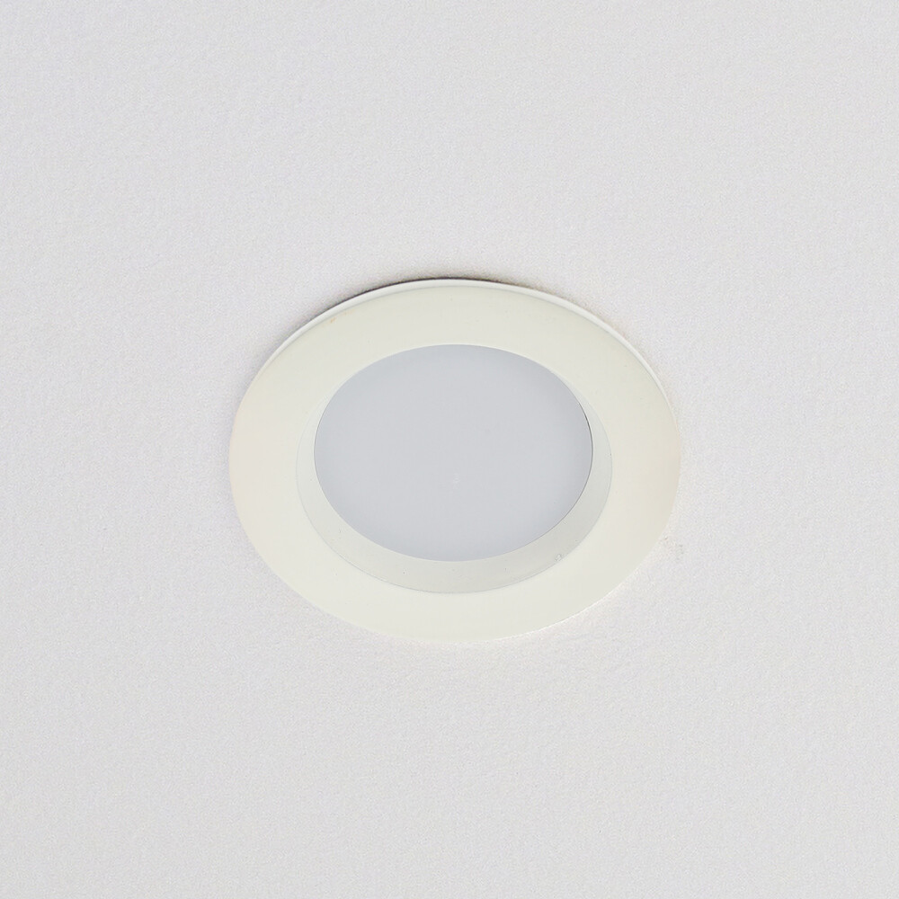 LED Ceiling Light Ultra-thin Embedded Round Downlight Flat Panel 15w ...