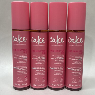 Lot Of 4! Marc Anthony CAKE Leave In Hair Thickener The Miss ter Big Cake Tonic