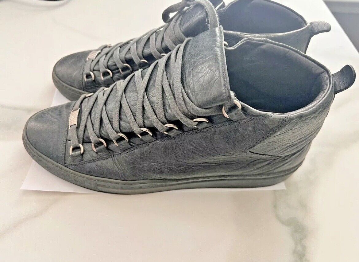 Arena leather low trainers Balenciaga Green size 40 EU in Leather 28654727 #41 Arena leather low trainers Balenciaga Green size 40 EU in Leather 28654727