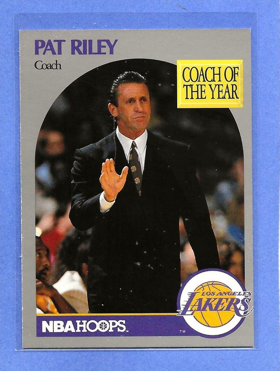 PAT RILEY - 1990-91 NBA Hoops #317 - Lakers - Comb. Shipping | eBay
