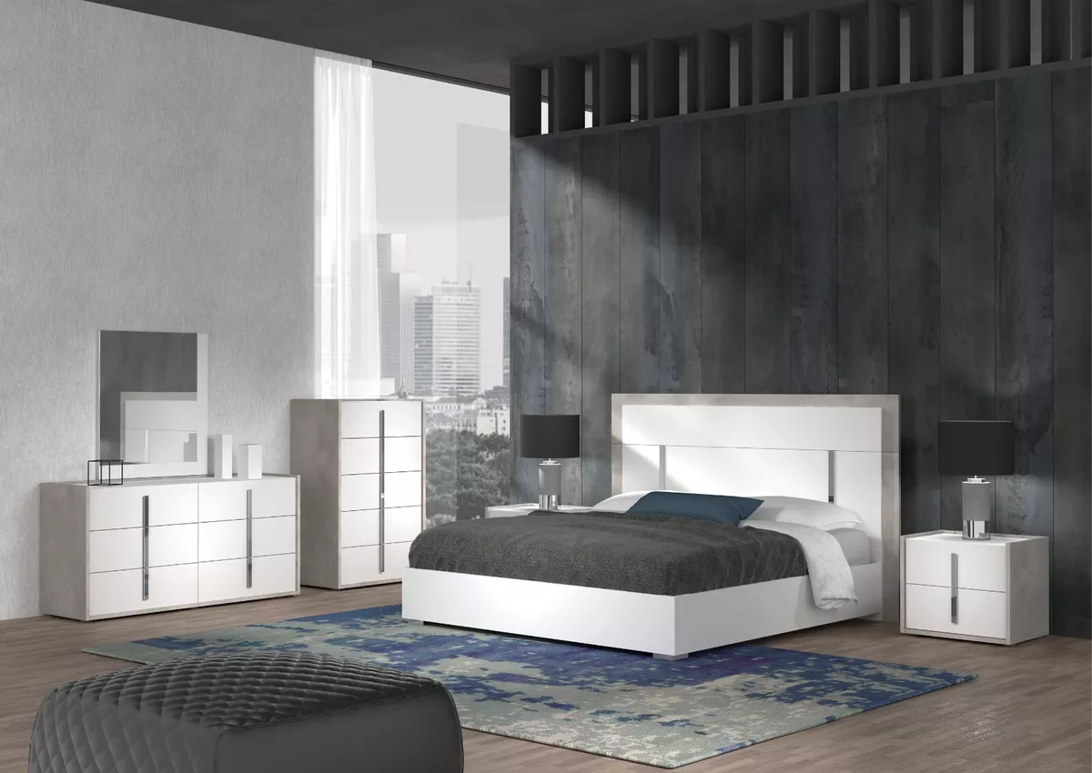 J M Furniture Ada 6 Piece King Bedroom Set eBay