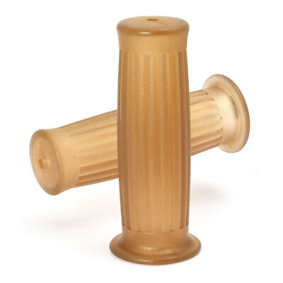 Handgriffe Hunter Style cafécolored ''see through'' 1 Zoll Motorrad Chopper Grips 