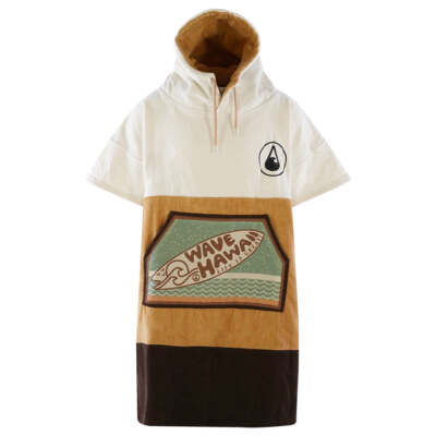 Poncho Wave Hawaii Cotton Velours Poncho Campeche S-M WH4050 Mehrfarbig 95 x 70 
