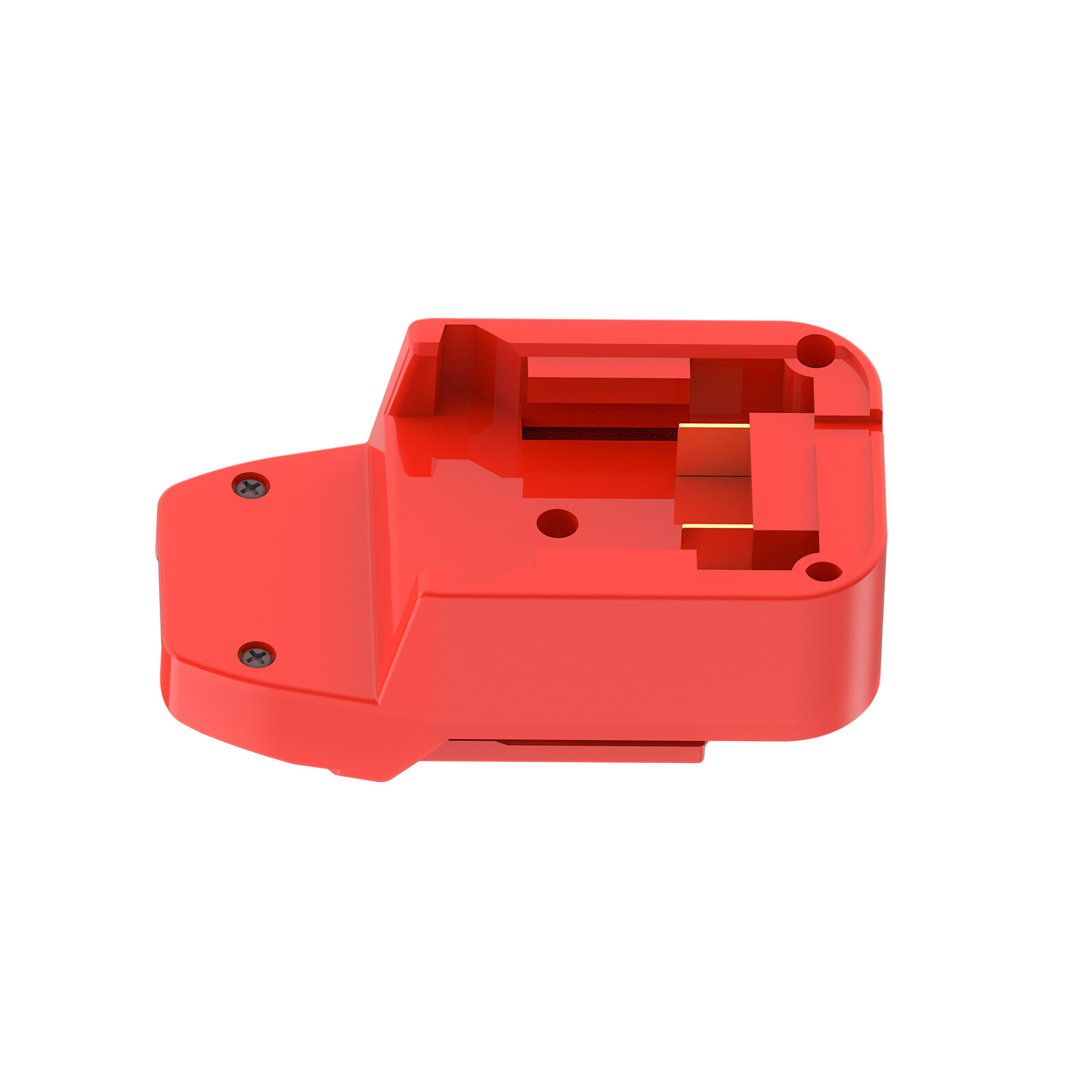 1x Adapter for Milwaukee M18 RED Li-Ion Batteries to Power for Bauer 20v Tools