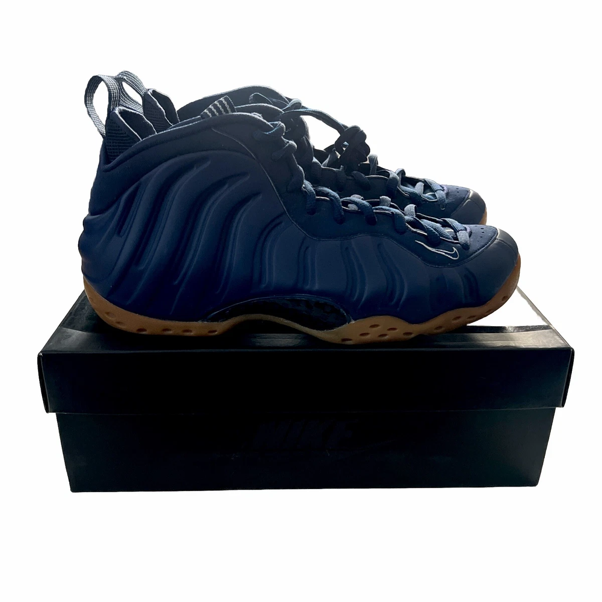 Nike Air Foamposite One Midnight Navy Size 10.5 Nike Air Foamposite One Midnight Navy | eBay main image 4