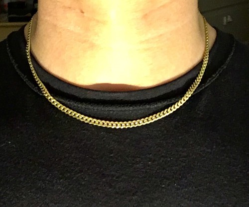 Gold Chain 14k Gold Vermeil Cuban Curb 