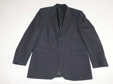 Alexandre London Savile Row Men's Suit Jacket Size 40 Regular Charcoal Gray 40R