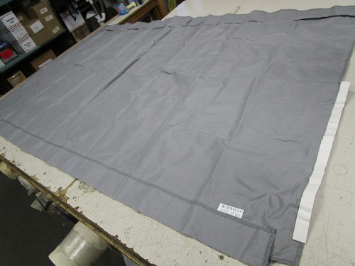 DOWCO HEAD SHED PRIVACY CURTAIN 69012-00 GRAY MARINE BOAT - Picture 4 of 6
