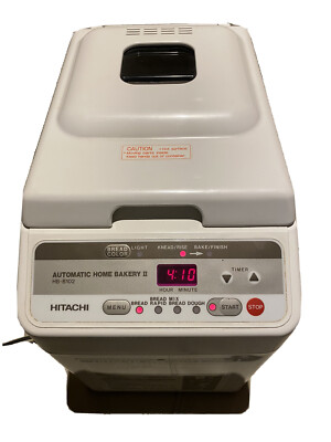 Hitachi Automatic Home Bakery II Bread Maker Machine Model No HB-B102 TESTED