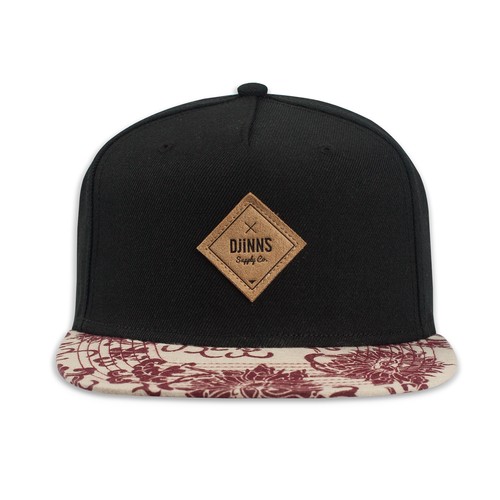 DJINNS CP Feather Snapback Cap - Mütze Kappe Meshcap Cappy Basecap Caps Neu - Picture 2 of 2
