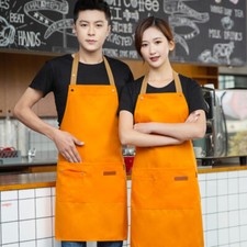 Unisex Adult Chef Kitchen Warterproof Apron Cafe Restaurant Uniform Cooking Home