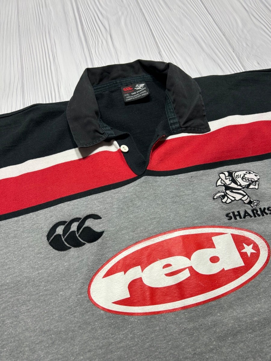 Maillot Rugby Sharks - Années 1990 - Canterbury XL - Afrique Du Sud