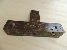 4 nuevas tapas de esquina centrales decorativas de bronce picado herrajes para muebles/gabinete