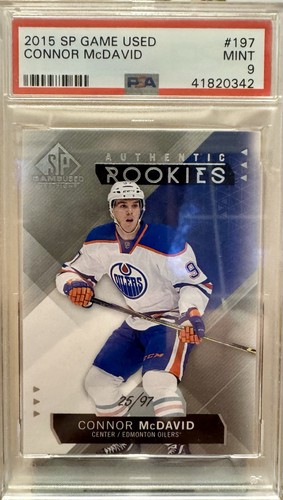 Connor McDavid #197 2015 SP Game Used card