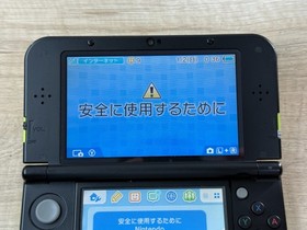 Nintendo New 3DS XL Lime Black Console Tested Japan ver D5100