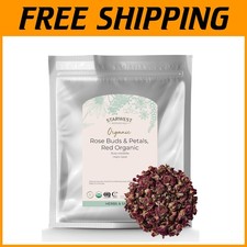 Organic Dried Red Rose Buds  Petals - Edible  Aromatic