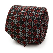 Marvel Deadpool Men's Black Tie