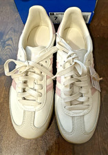 Adidas Samba OG Women 8.5 Off White Sandy Pink New IH9059 Leather Gum Sole