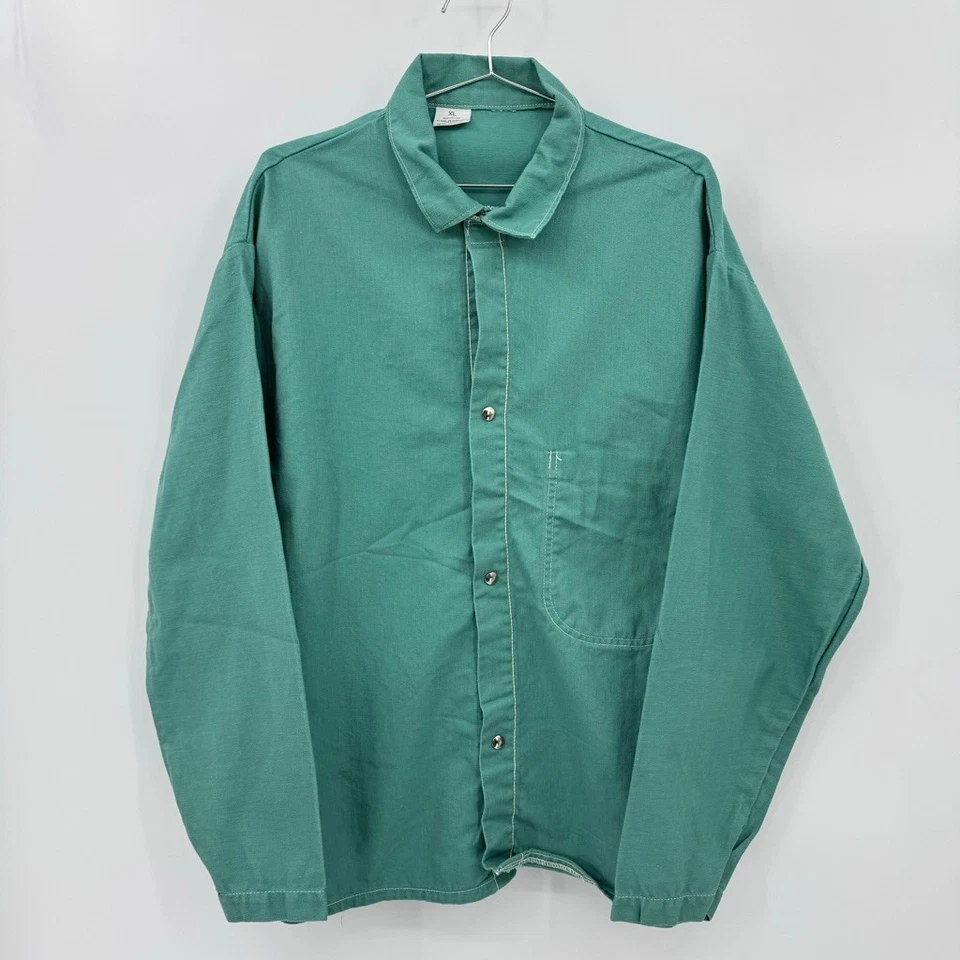 Camisa de trabajo uniforme vintage Wheeling y Pittsburgh Steel Corporation hecha en EE. UU. Foto 2 de 4