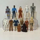 Vintage Star Wars lot - 12 Figures - IG88 - Princess Leia - CMFGI Hong Kong Jawa
