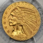 New Listing1909-P Gold Indian Half Eagle PCGS MS63 Nice Coin! #5EZH