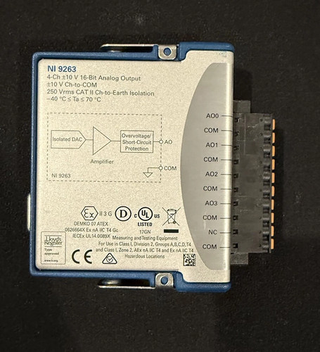 NI-9263 National Instruments NI 9263 cDAQ Module783740-01box Spring terminal