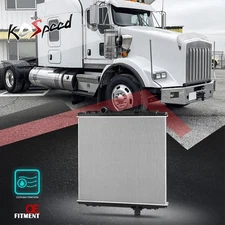 Factory Style 2-Row Aluminum Core Radiator for 08-15 Peterbilt 365/Kenworth T800