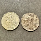US Coins 90% Silver Lot (2) 1944 P/1944 P Walking Liberty