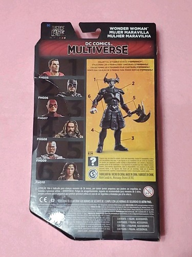 DC COMICS MULTIVERSE JUSTICE LEAGUE WONDER WOMAN ACTION FIGURE CNC STEPPENWOLF - Picture 2 of 3