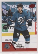 2020-21 Upper Deck AHL Exclusives 70/100 Robbie Russo #53 3po